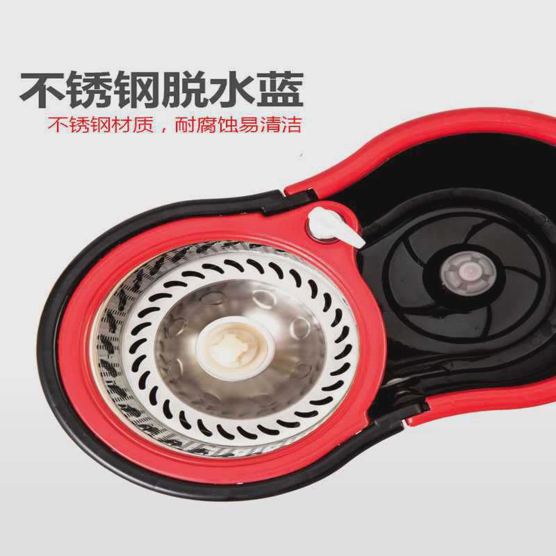双驱动不锈钢蓝旋转桶子家用拖把手压脱水篮拖把桶身单筒桶配件