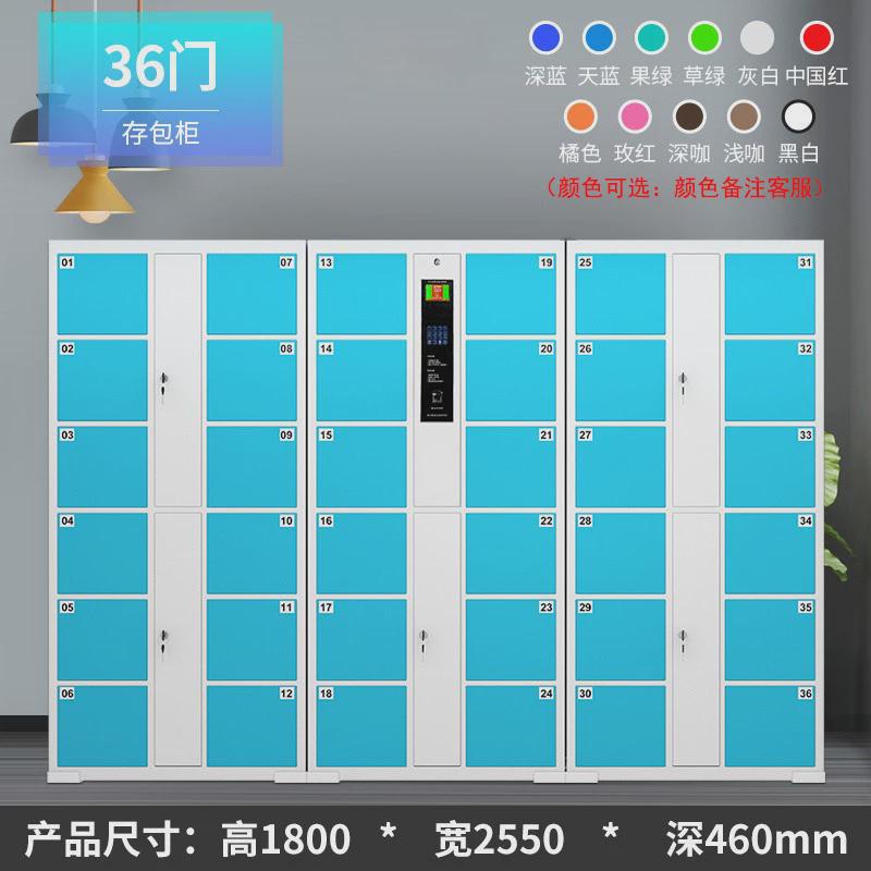 电子存包柜人脸识别微信码扫刷卡刷身份证商场超市储物收纳寄存柜