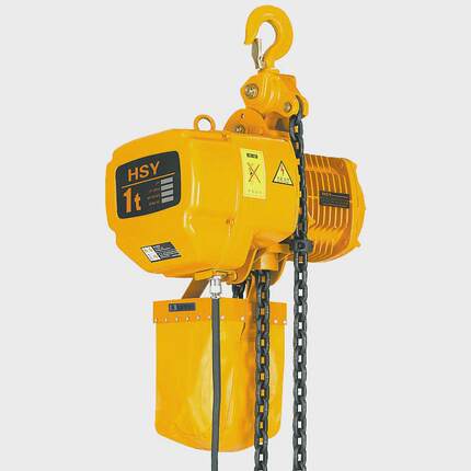 熙豪鬼头环链电动葫芦380v起重升式12t3吨挂钩固定运行低净空吊机