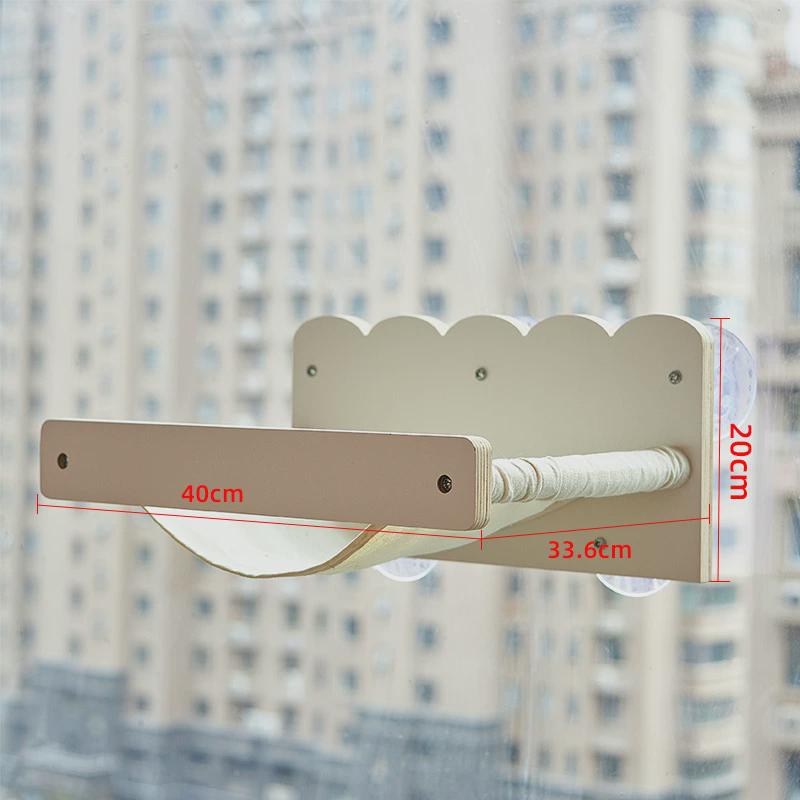 免打孔猫吊床猫窝猫床太空窝悬挂式吸盘挂晒太阳猫爬架窝猫跳台