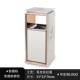 电梯口大堂立式 酒店垃圾桶烟灰桶高颜值 带烟灰缸不锈钢垃圾桶高款