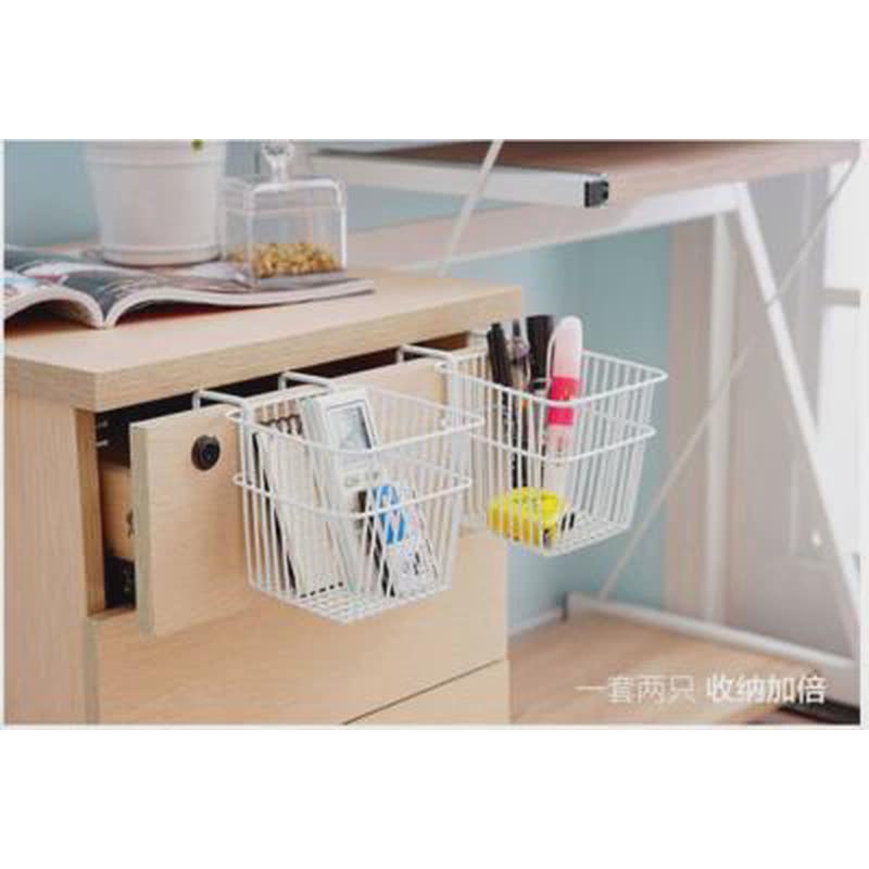 厨房收纳篮橱柜柜门挂篮收纳杂物挂篮置物架储物篮门后挂架免钉