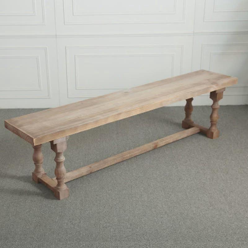 实木美式餐桌复古创意大板桌法式乡村做原木长桌旧休闲家用会客桌