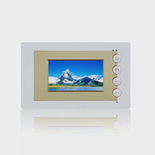 小区门禁系统楼宇对讲智能人脸识别门禁高清可视门铃对讲室内机