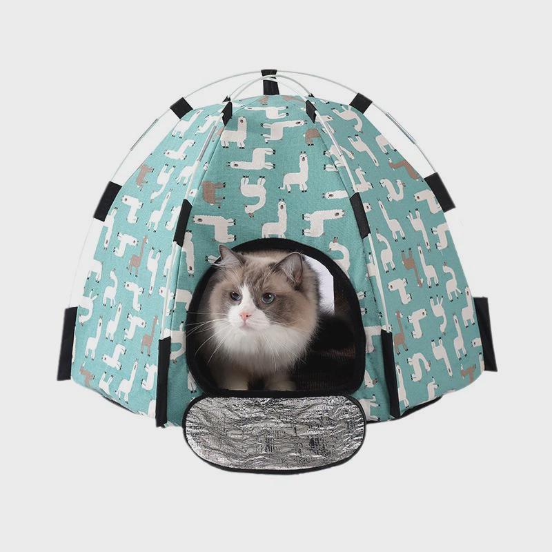 夏季宠物帐篷猫咪房待产隔热防晒宠物窝空调房狗狗小房子款