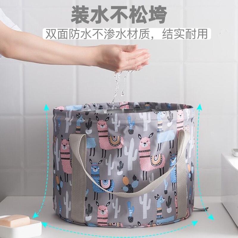 泡脚桶可折叠便携式泡脚袋旅游洗衣盆洗脸盆户外水盆用品洗脚桶