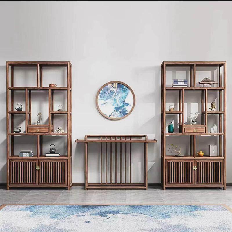 新中式博古架古董架实木仿古书架南榆木展示柜小摆件置物架多宝阁,住宅家具,多宝格/博古架,淘宝优惠券,粉丝福利购,淘宝优惠卷