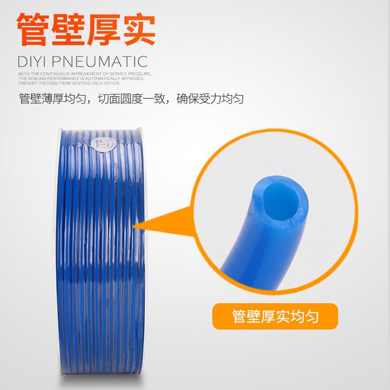 直销pu气管12mm透明空压机气源管高压空气管英制规格pu气动软管