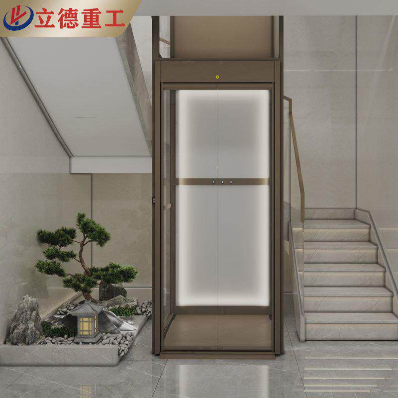 家用别墅电梯自建房小型液压升降机室内外观光二三四层曳引电梯