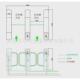 乐园闸机摆闸小游乐场管理整套系统中烨通道