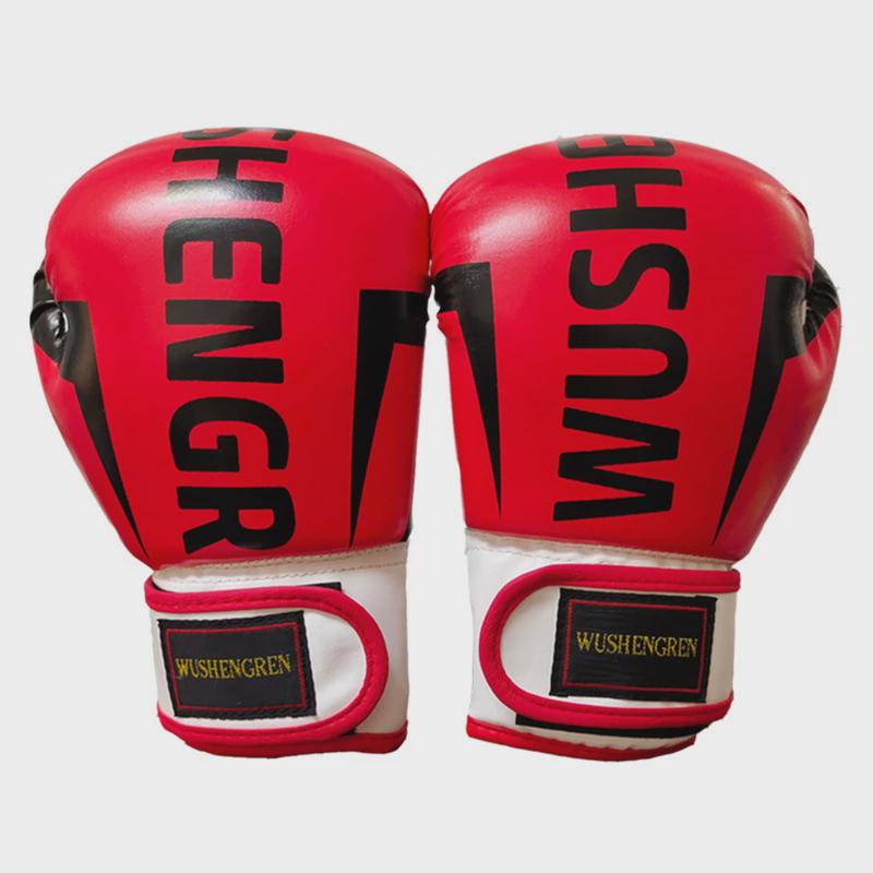 儿童拳击手套比赛手套泰拳儿童散打训练比赛训练格斗手套搏击拳套