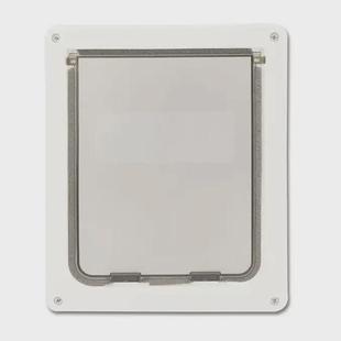 货源宠物门自由出入门狗洞猫门狗门围栏通道双向狗门狗笼木门