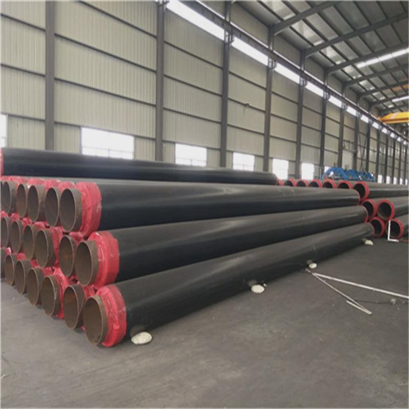 山东供应聚氨酯温套塑管钢型预制直埋保温管小区暖气改造供水