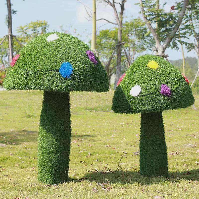 仿真园林制作园林摆件景观绿植绿雕仿真草坪植物雕塑工艺品厂家