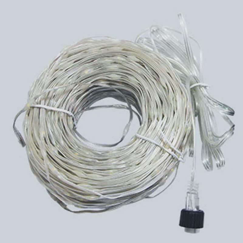 户外量化防水太阳能皮线灯串24V遥控多功能庭院防水节日氛围灯