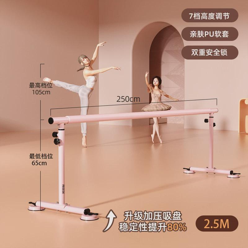 舞蹈把杆干儿童专业压腿练功练舞跳舞把家用移动式芭蕾教室房专用
