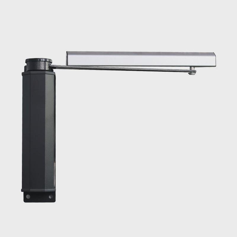 电动开门机滑槽臂电动闭门器90度侧装自动门器室外小区门开门电机
