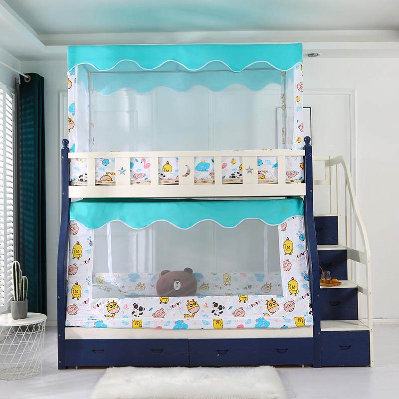 子母床蚊帐防尘家用上下铺梯形高伸缩双层高低床遮光床帘床幔清仓,床上用品,蚊帐,淘宝优惠券,粉丝福利购,淘宝优惠卷