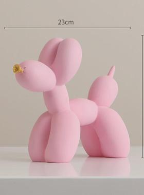 北欧现代简约创意气球狗摆件客厅桌面玄关酒柜电视柜家居装饰摆设