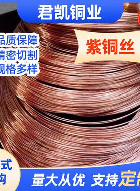 tp1紫铜丝紫铜线tp2紫铜软态红铜丝轴装紫铜线超细C1100紫铜丝