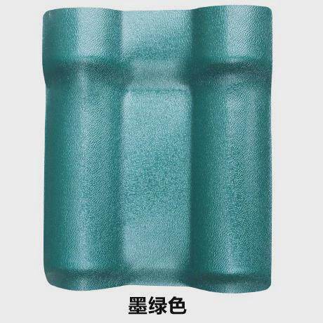 厂家直供复古塑料瓦仿古合成树脂瓦片屋顶塑胶瓦别墅屋面琉璃瓦片