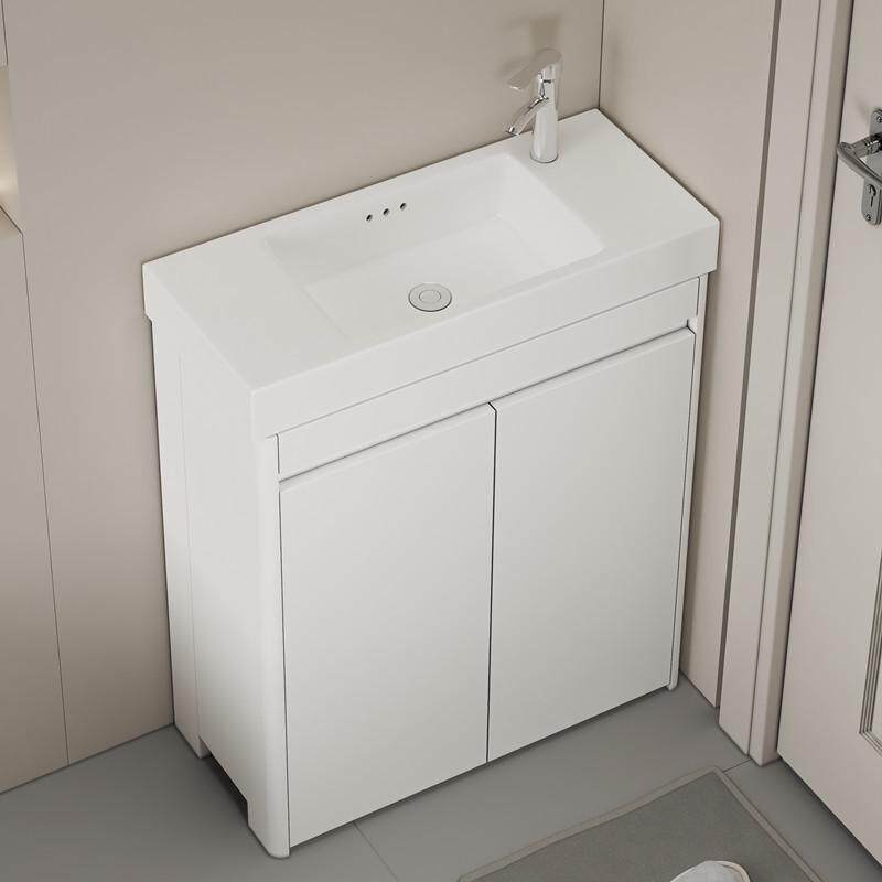 窄长型洗手盆柜组合小户型卫生间浴室柜迷你洗脸池转角小尺寸30宽