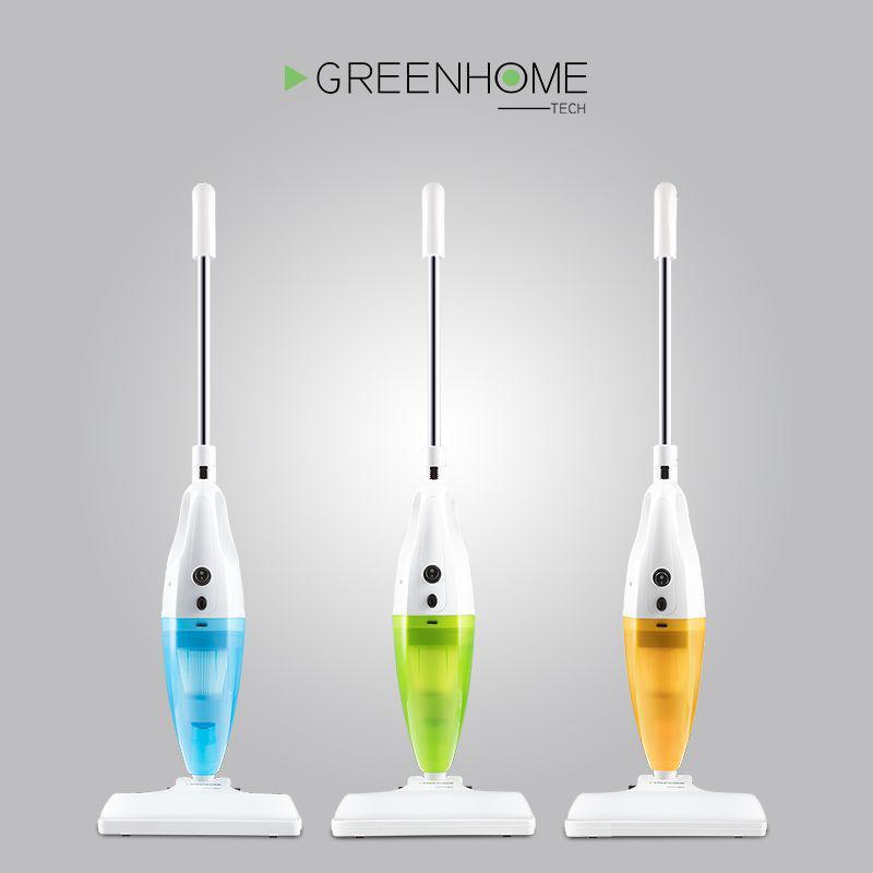 跨境家用手持推杆两用吸尘器greenhome干式大功率吸尘机oem