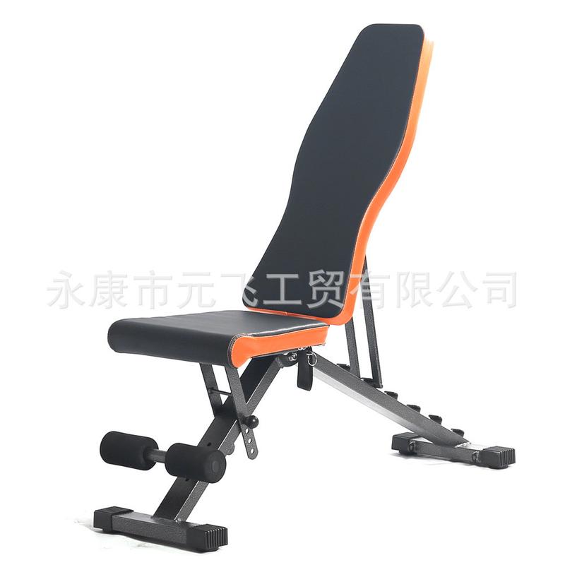 现货哑铃凳仰卧起坐训练器可折叠家用鸟健身椅小飞仰卧板卧推凳