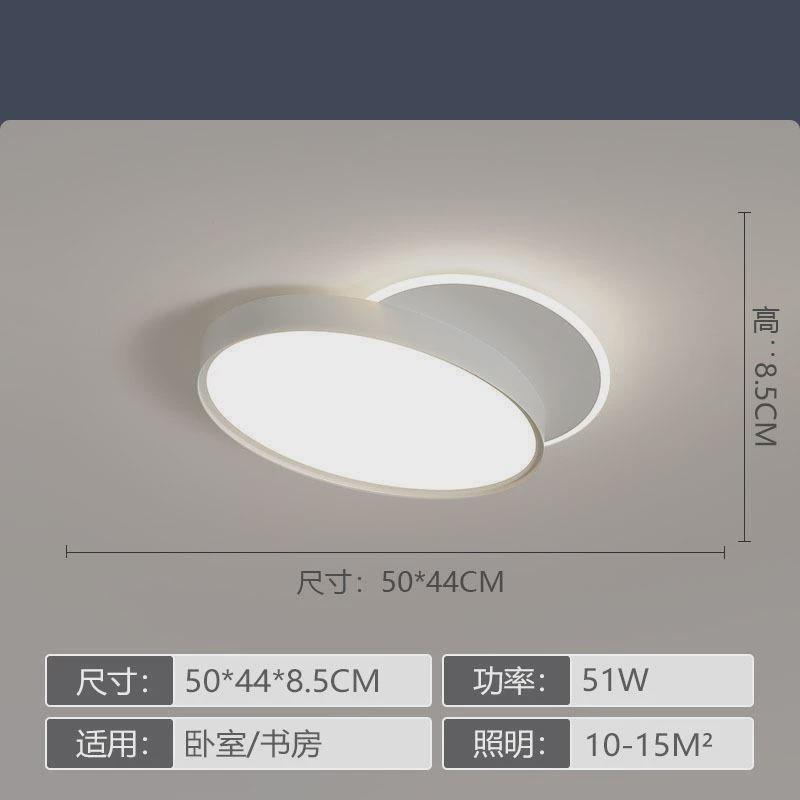 客厅吸顶灯简约现代新款led方形房间卧室灯北欧创意餐厅灯设计师