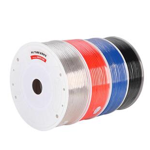 直销pu气管12mm透明空压机气源软管高压空气管英制规格pu气动管