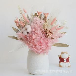 狂想者新品 飾擺件 新年系列插瓶花束ins北歐風森系自然干花家居裝