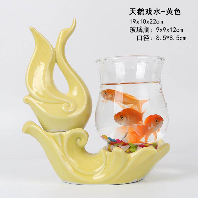 创意水培花盆花瓶玻璃水养植物家用容器透明绿萝客厅摆件插花器皿