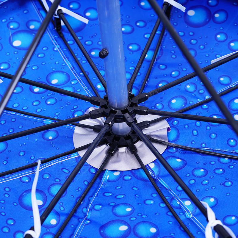 户外2米钓鱼伞铝合金万向防风防水防雨遮阳伞垂钓伞钓箱伞批发
