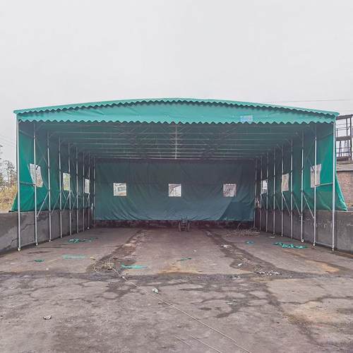 厂家直供家用小区停车钢蓬汽车遮阳蓬雨篷户外雨膜结构推拉雨蓬