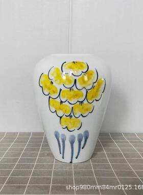 新中式手绘陶瓷花瓶套装景德镇瓷器花艺家居摆件电视柜装饰品客厅