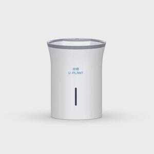 新品白色简约桌面绿植个性补盆栽自动浇水摆件光悠植智能懒人花盆