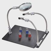 主板固定夹具手机维修工具pcb电路板支架焊接辅助放大镜工作台