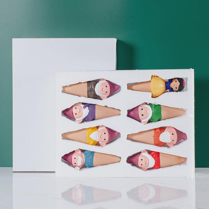 红陶浇花器园艺灌溉懒人陶瓷渗公主浇花七个小矮人与水器滴灌器