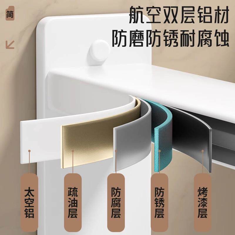 【立减45】厨房锅铲挂钩壁挂式置物架收纳架旋转勺子铲子挂架免打