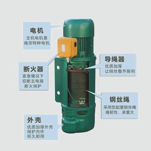 电动葫芦电动葫芦厂家批发小型钢丝绳提升机起重吊机工地吊运电机