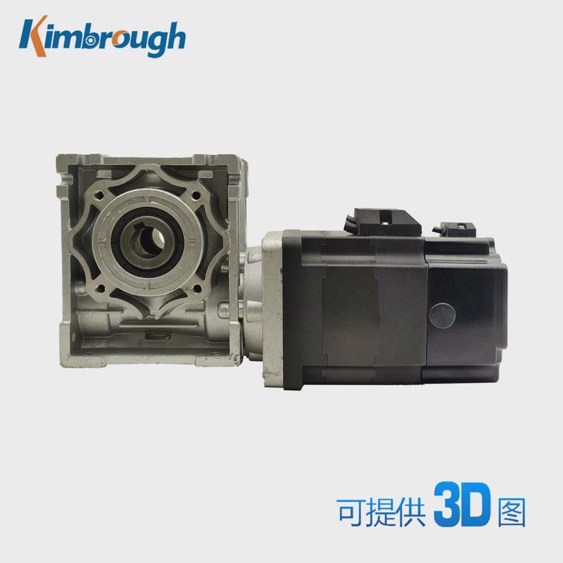 86刹车减速蜗轮无刷电机dc48v314w3000rpm减速比5-100