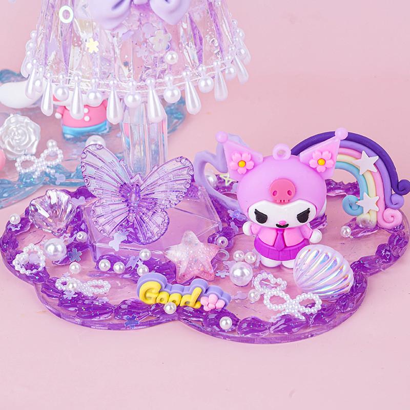 儿童DIY手工奶油胶水晶小台灯材料包套装创意小夜灯女童益智新品