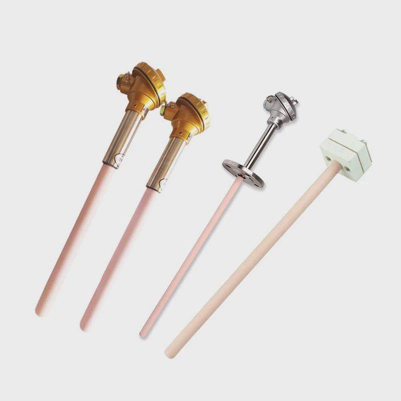 99刚玉管铂铑热电偶s型b型r型安装铑热电偶螺纹铂耐温0-1600℃