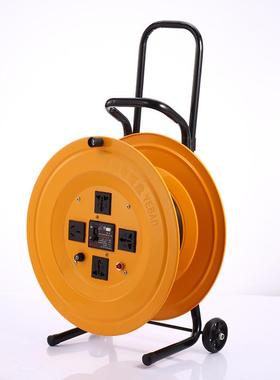 热销野豹轮车220v/400电缆盘（W-CC）移动电缆盘电源盘电缆卷盘
