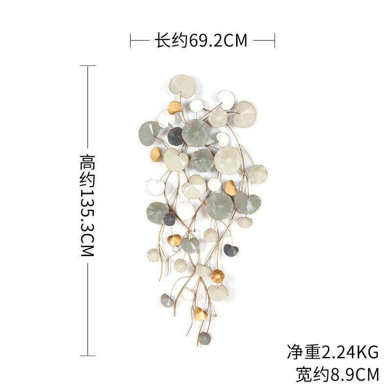 创意轻奢铁艺墙面装饰入户门口玄关走廊过道餐厅法式立体壁饰挂件