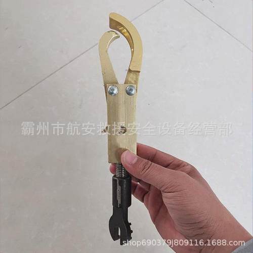 手持长柄电力钳绝缘杆高压引线固定杆鹰嘴检修老鹰夹头锁杆