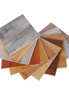 现货供应多色石塑地板多款式防水防火免胶地板旅馆家用装修材料