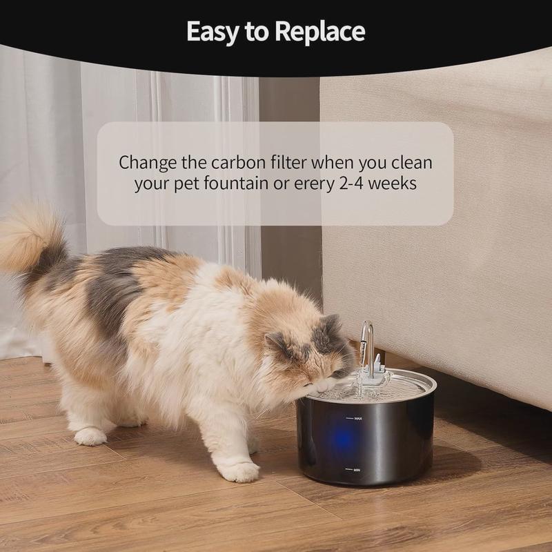 热销304不锈钢水器流动活水插电宠物喝水器喂猫咪饮水机喷泉猫狗