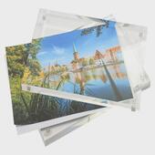 八寸创意亚克力相框亚克力水晶玻璃相框透明相架强磁有机玻璃