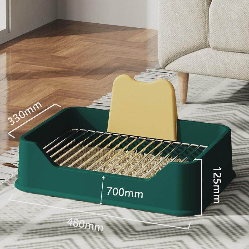 大号易清洗不锈钢网防踩屎中小型犬狗便盆狗砂盆带墙防尿溅狗厕所,宠物/宠物食品及用品,狗厕所,淘宝优惠券,粉丝福利购,淘宝优惠卷